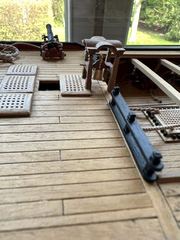 Build photo of the HMS Diana model, 2023-04-27
