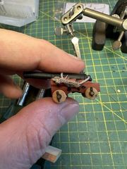 Build photo of the HMS Diana model, 2023-10-01