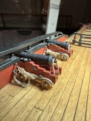 Build photo of the HMS Diana model, 2023-10-13