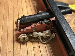Build photo of the HMS Diana model, 2023-10-13