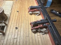 Build photo of the HMS Diana model, 2023-10-13