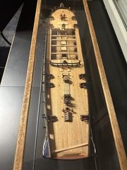 Build photo of the HMS Diana model, 2023-10-14