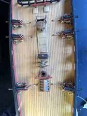 Build photo of the HMS Diana model, 2023-10-15