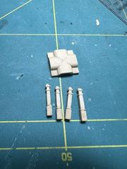 Build photo of the HMS Diana model, 2024-03-07