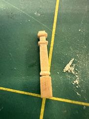 Build photo of the HMS Diana model, 2024-03-08