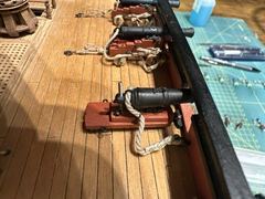Build photo of the HMS Diana model, 2024-09-16