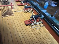 Build photo of the HMS Diana model, 2024-09-21