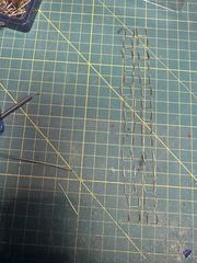 Build photo of the HMS Diana model, 2025-06-04