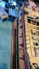 Build photo of the HMS Diana model, 2025-08-23