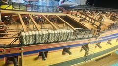 Build photo of the HMS Diana model, 2025-09-23