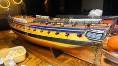Build photo of the HMS Diana model, 2025-12-12