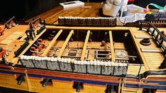 Build photo of the HMS Diana model, 2025-12-12
